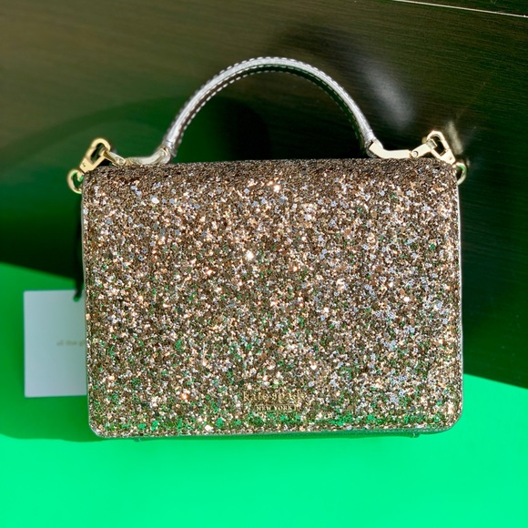 Kate Spade Maisie Laurel Way Glitter Crossbody Bag - Picture 6 of 8